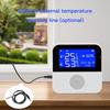 WIFI Temperature and Humidity Sensor Portable Meter Indoor Tuya Hygrometer Thermometer with Backlit Large LCD Display