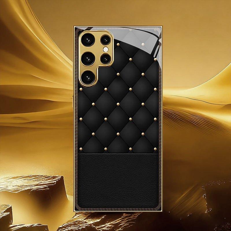 Capa Rígida de Vidro Galvanizado TPU para Samsung Galaxy S26 S25 S24 S23 S22 S21 FE, Ultra, Plus Resistente a Arranhões Proteção Avançada