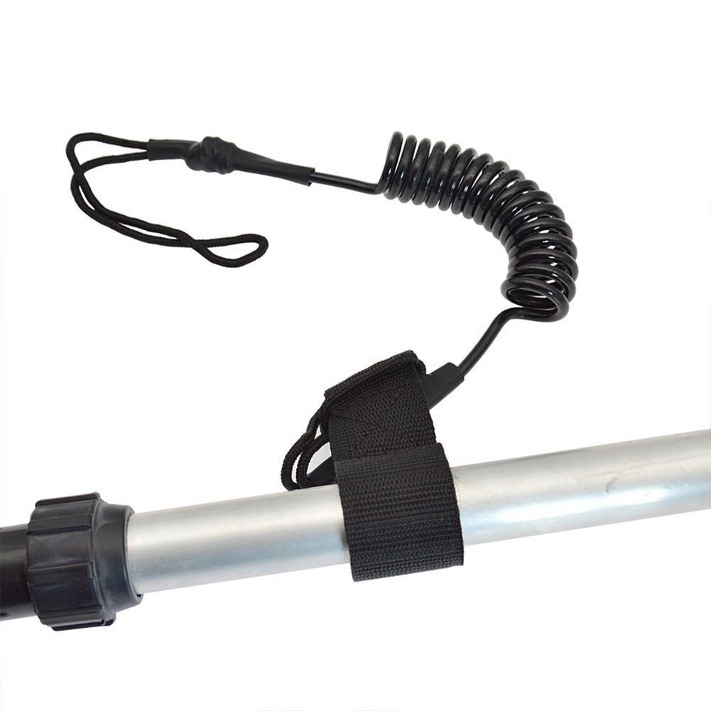 JB-A35   TPU  Safety  Rope For Kayak Canoe Oar Surfboard Paddle Anti-lost Spring Rope