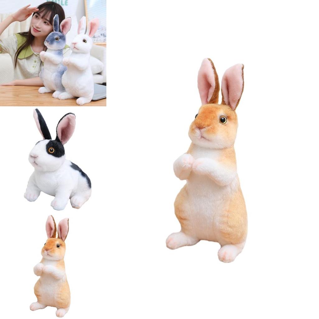 Cute Bunny Plush Toy Decorative Prop For Photography