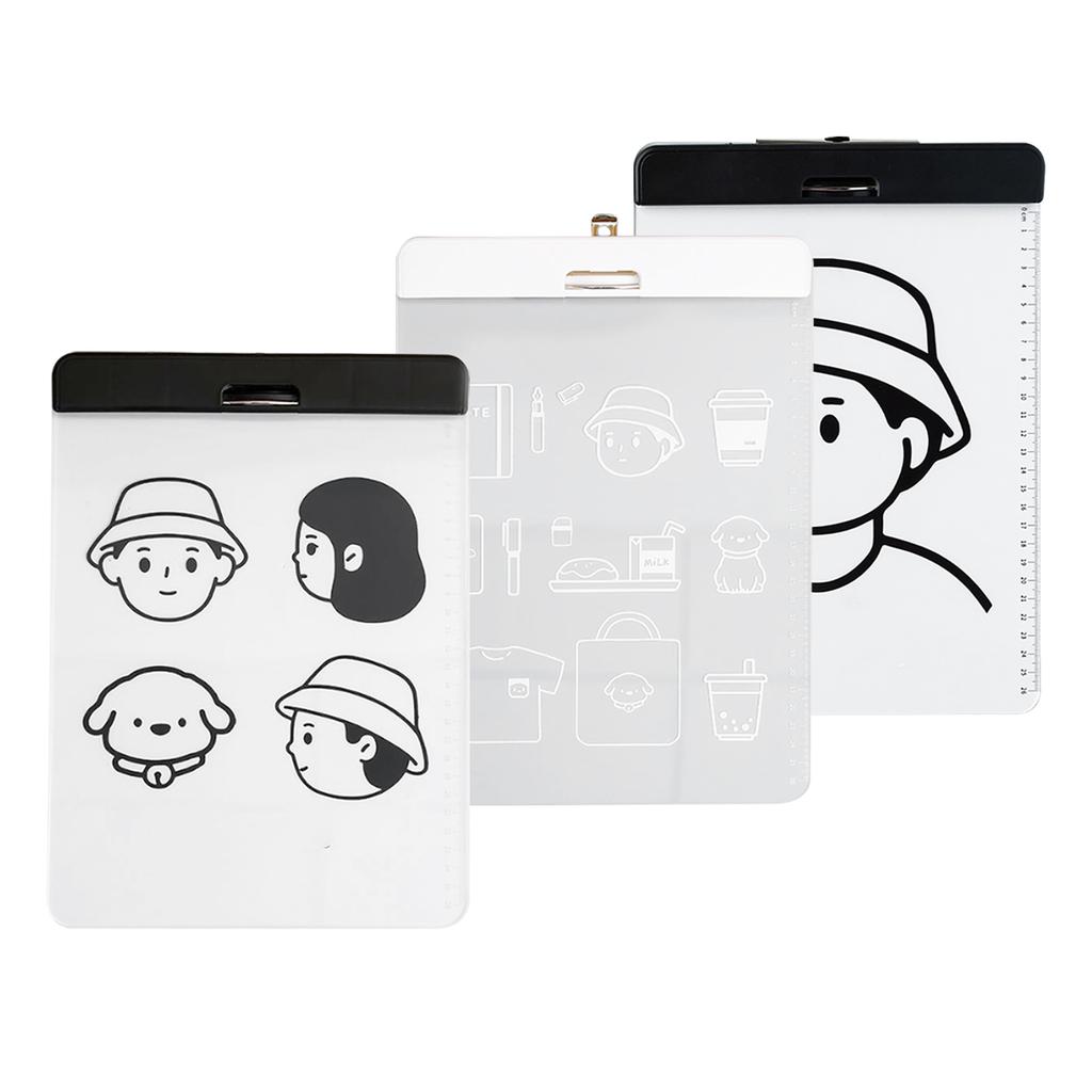 Acrylic Clipboard Transparent Document File Organizer  Clipboard for  Paper Students Drawing