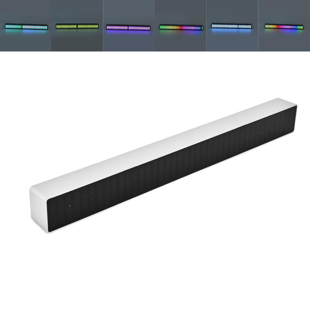 40LED RGB Rhythm Light Colorful USB Charging Light Bar Voice Control Light with Base for KTV Bar Party