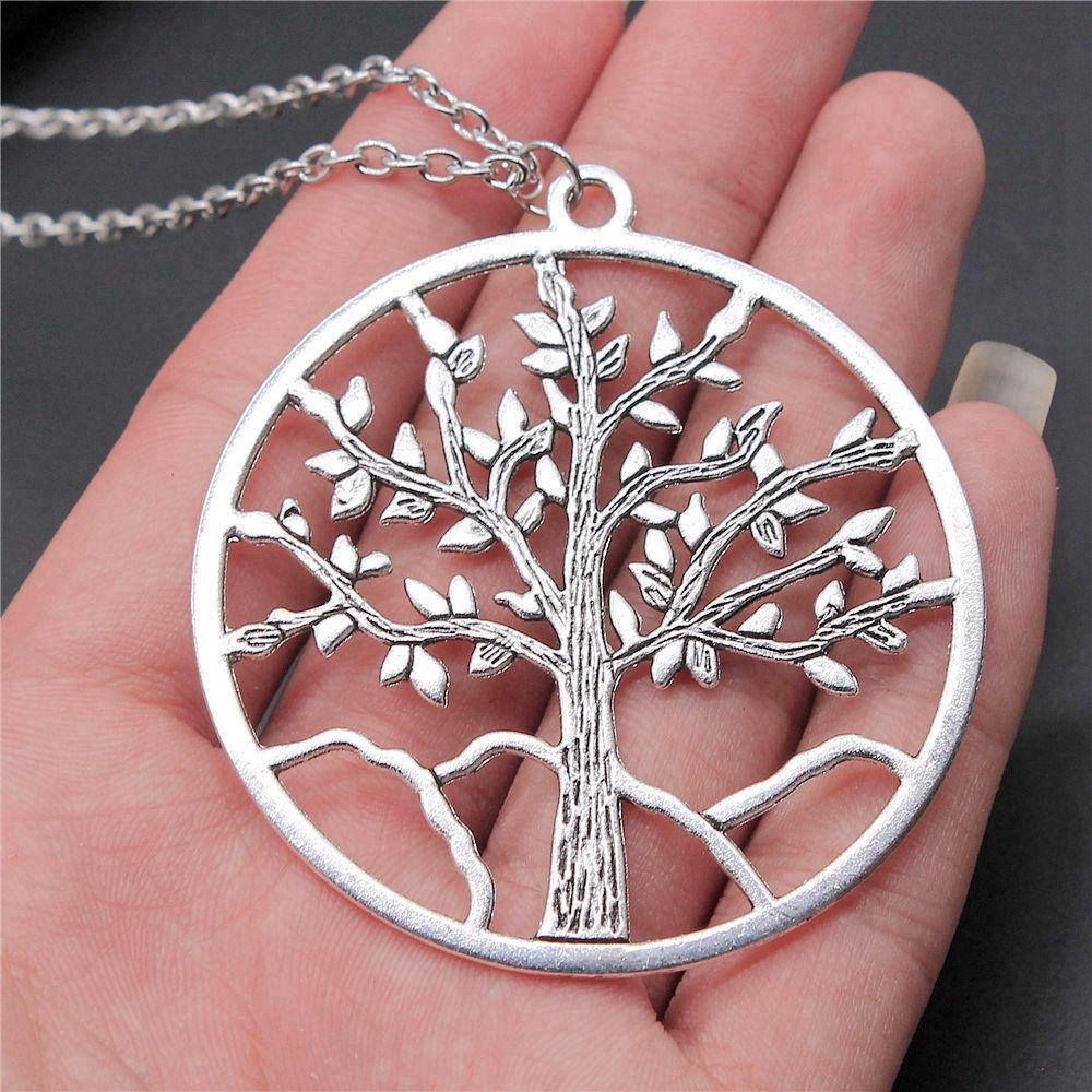 45cm Oder 70cm Lange Kette Halskette Lebensbaum Hochzeitsschmuck Zubehör QN079
