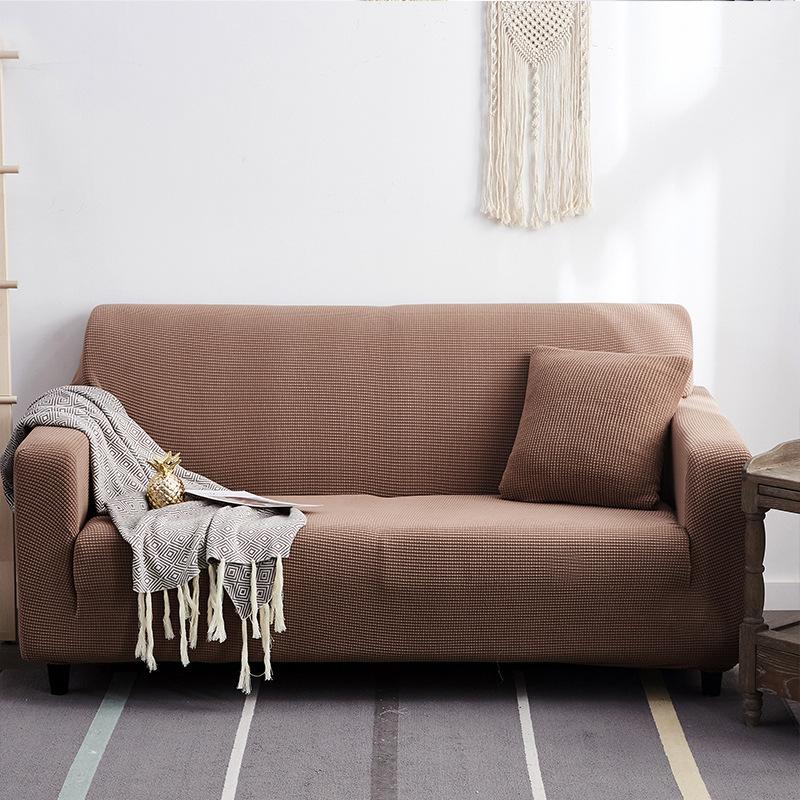 Чехол для дивана из однотонного кукурузного бархата 90-140cm — фото 12