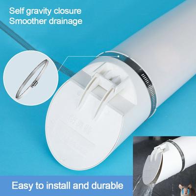 Anti Odor Drainage Pipe Floor Drains 50-160mm Multifunctional Insect-proof Roof Cover White Rain Pipe Cap
