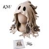 Learn To Crochet Kit Animal Hood Hat Kit, DIY Earflap for Beginners Cute Craft Beginners, Handmade Winter Headwear Gift Enthusiasts