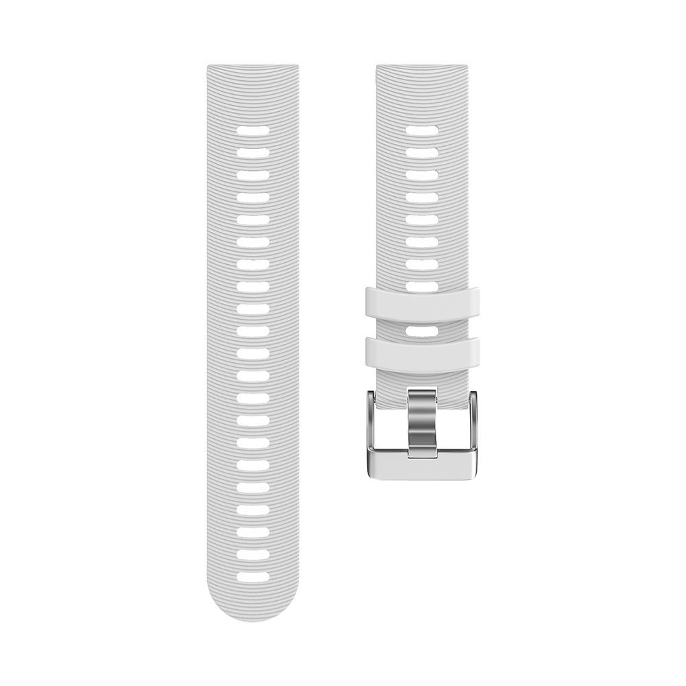 Compatible Striped Silicone Watch Band for Garmin Forerunner 245/645 & Vivoactive 5/6 with Pin Buckle.