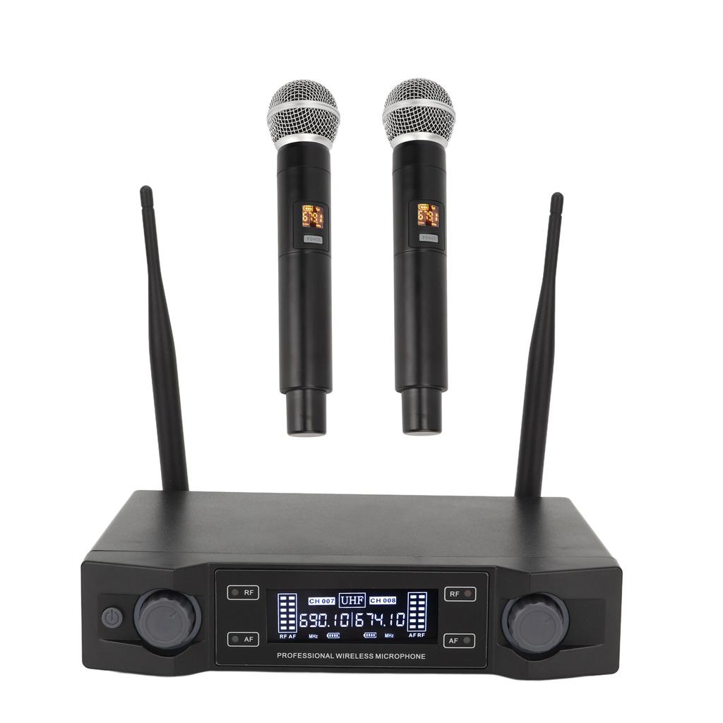 Handheld Microphone Rechargeable Cordless Microphone for Home Wedding Meeting Party 100‑240V EU Plug