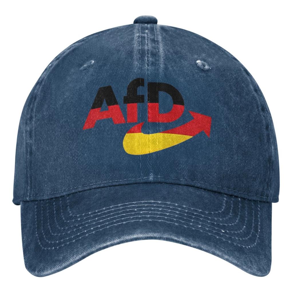 AFD Alternative For GerUnisexy Denim Baseball Cap Outdoor Gym Trucker Dad Hat Summer Women Unisex Fitted Retro Sun-Proof Baseball Caps