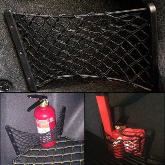 Bolsa organizadora interna para porta-malas de carro, malha de carga, banco traseiro, suporte de armazenamento, bolso