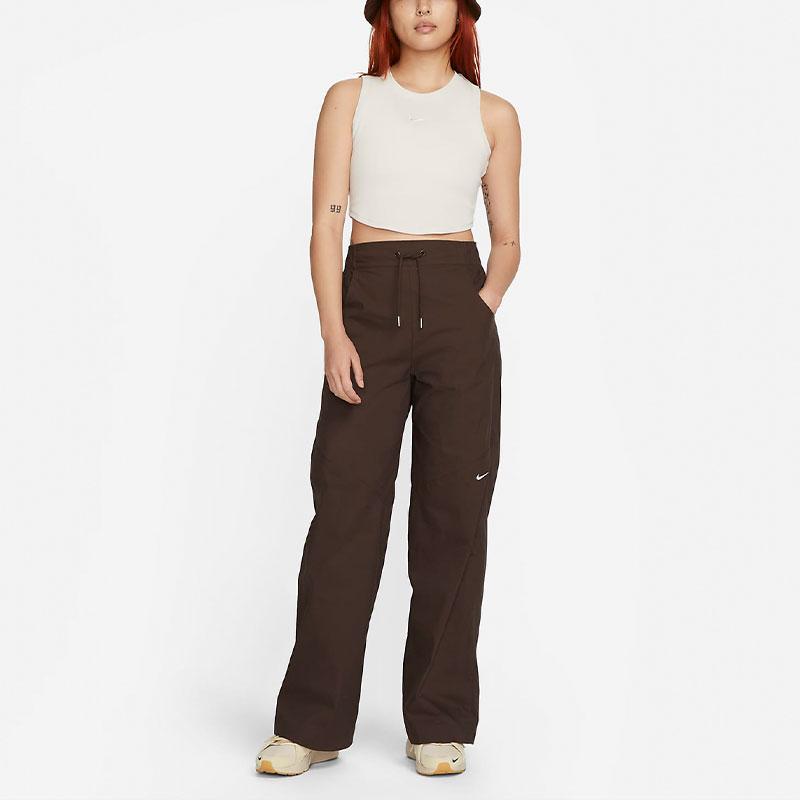 New Nike Sportswear Essentials Series Tank Top Women's Light Redwood Umber FB8280-104