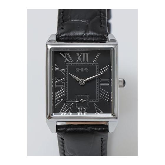 [Ships] SHIPS WEB Advance Square D Buckle Watch Men's 110300017 Silver ONE SIZE
