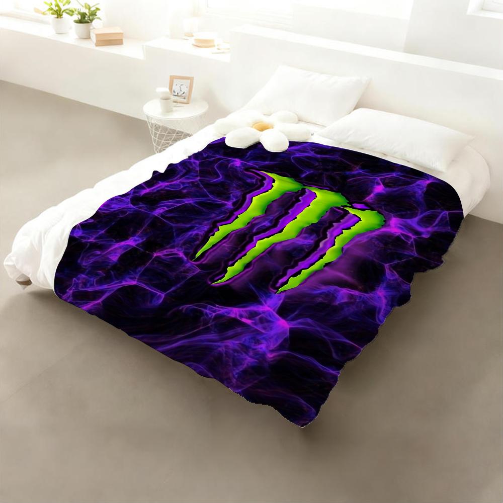 Brand M-SonsterS EEnergyS Throw Flannel Throw Blanket: Soft Kid-Friendly Warm Anti-Static All Season Washable Couch Bed Home