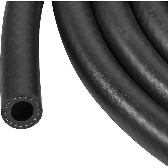1/2 Inch (12Mm) ID Fuel Line Hose 10FT NBR Rubber Push Lock Hose High Pressure 300PSI For Automotive Fuel Systems Engines