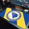 BIH Print  Cushion Non-slip Laptop Tablet Big Mousepad XXL Mat Mini PC Playmat With Lock edge