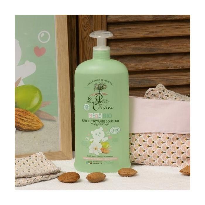 Le Petit Olivier - Eau Nettoyante Douceur - Bébé BIO - Dès La Naissance 750ml