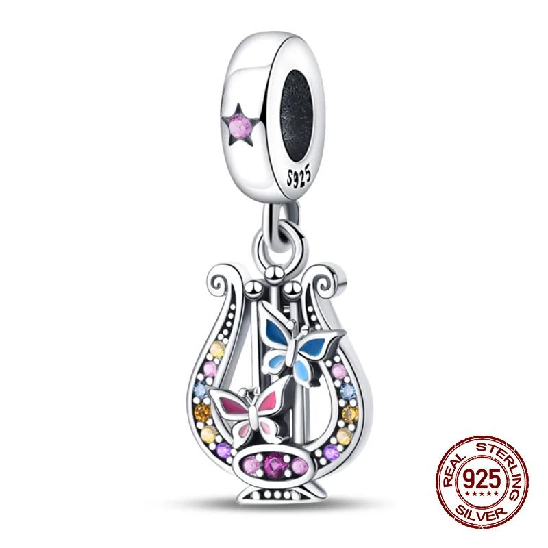 Music Lovers Earphone Tapeguitar Sax Musical Charms Beads Fit Copper Bracelets Diy Jewelry Women Party Gift