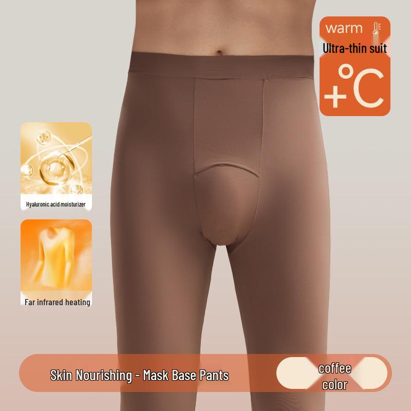 Herren Ultradünnes Warmes Unterwäsche-Set mit Hyaluronsäure Basisschicht für Herbst/Winter
