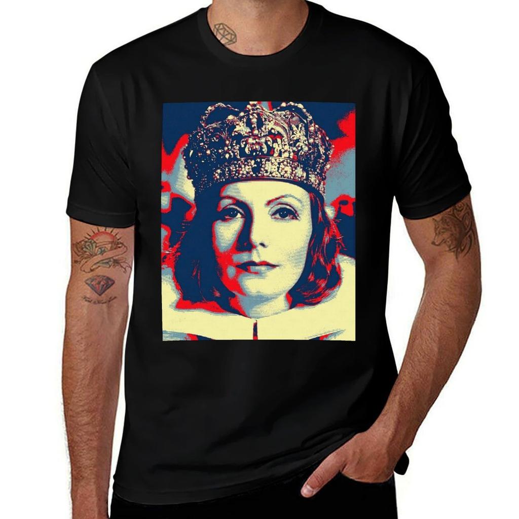Greta Garbo In Queen Christina Tshirt Summer Casual Loose Tshirt