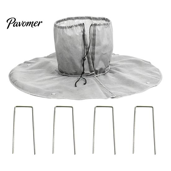Landscape Tree Insulation Wrap Palm Protector, Winter Frost Cover with Drawstring And Ground Stakes, Protection for Courtyard Trees Outdoor