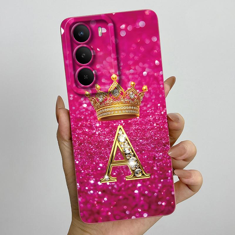 Phone Case For Realme C71 2025 Cover Luxury Crown Letters Soft Silicone Shell Shockproof Bumper for Oppo realme C71 C 71 4G Etui
