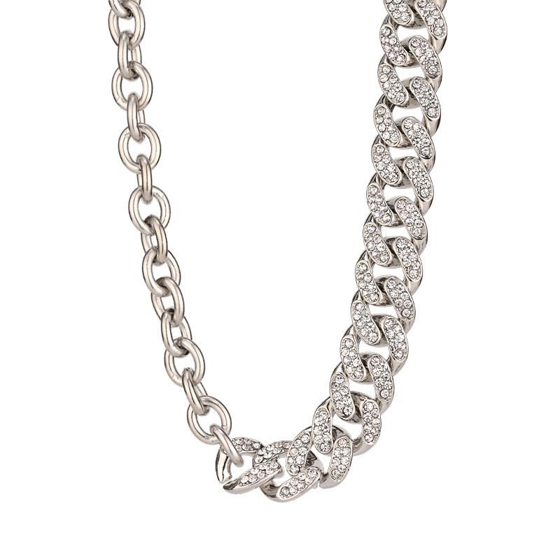 Unisex Fashionforward Necklace Crafted From Premium Titanium Steel With Design Eyecatching