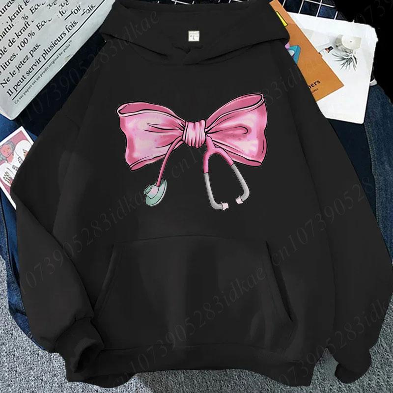 Registered Nurse RN Hoodies for Women Personalized Nurse Sweatshirt RN Nurse Funny Nursing Hoodies Registered Black Sweatshirt