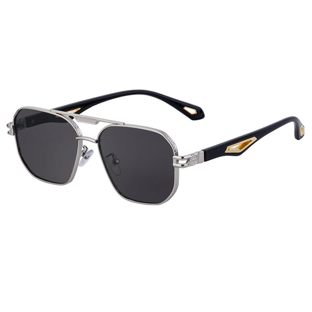 New Vintage Square Sunglasses Goggle Men Women Fashion Classic Double Bridge Gradient Shades Retro Designer Outdoor UV Eyewear