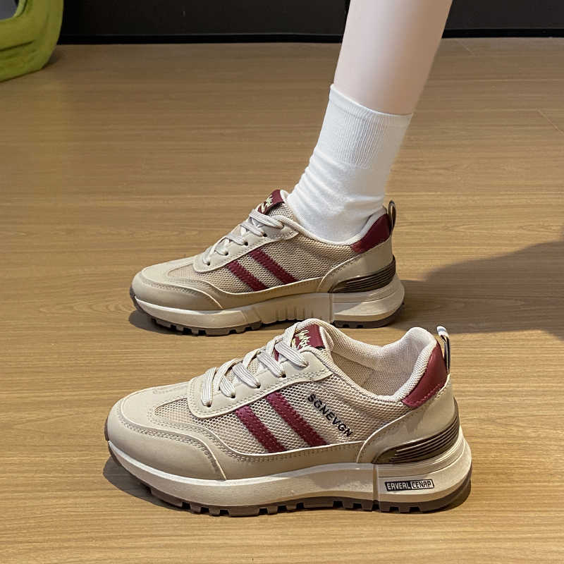 Fashion Round Toe Thick Sole Women High Shoes Shoes For Women White Woman Boot Sneakers Sports Tnis Comfortable Expensive Tenise