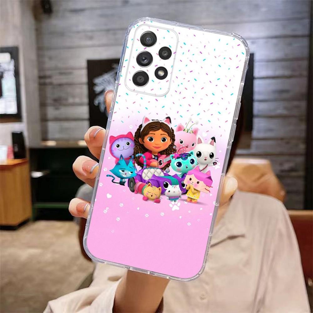 Cute G-Gabbys D-Dollhouse Phone Case For Samsung Galaxy A71,70,52,51,40,31,A50,30S,21S,Note20ultra Transparent Cover samsunga12