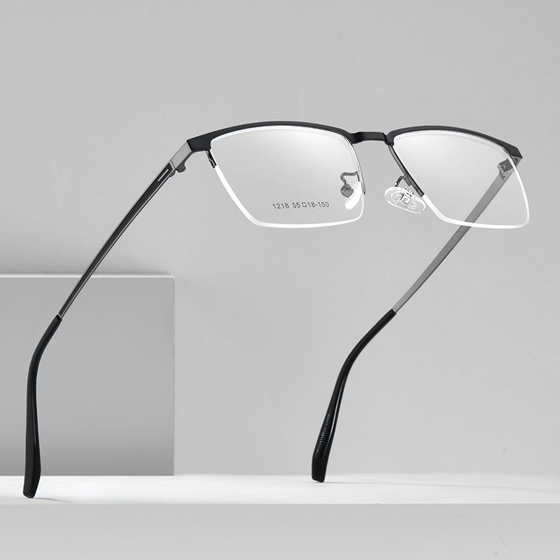 Danyang Myopia Half-Rimmed Anti-Blue Light Eyebrow-Rimmed Glasses Frames