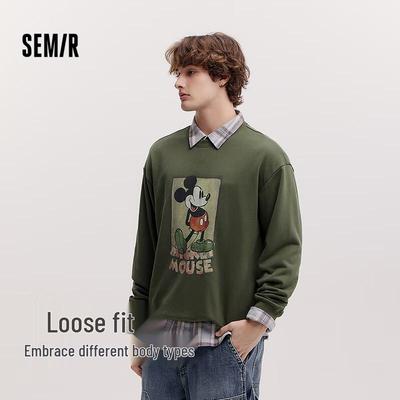 Semir Disney Mickey Family 2025 Spring Couple Sweatshirt