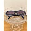 Used [Rare] FENDI Sunglasses Lapis lazuli style ribbon