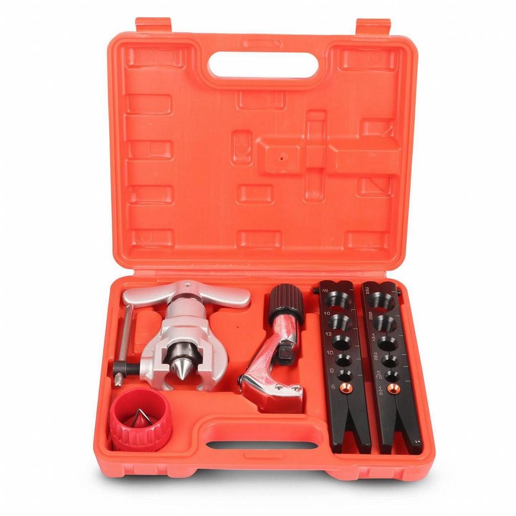 Flaring Tool with Carrying Container Portable Tubing Set Multiple