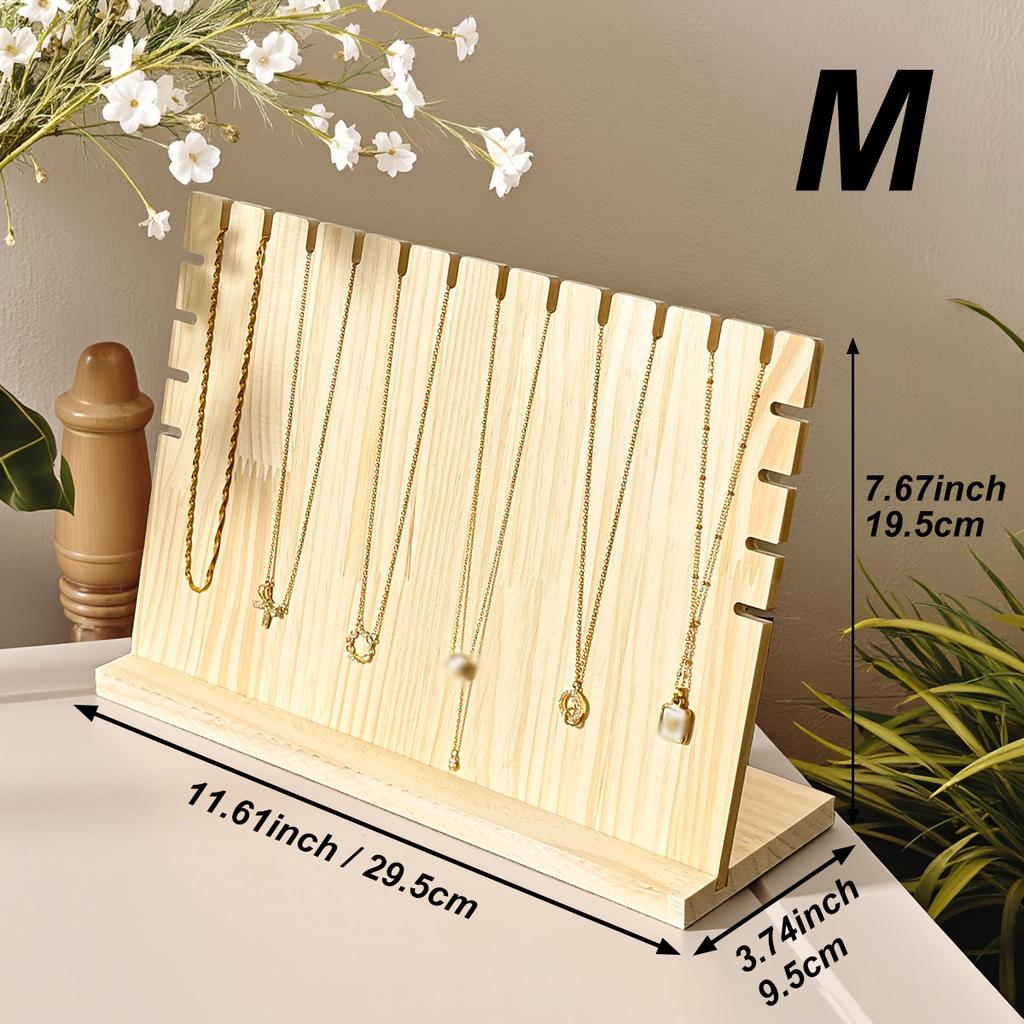 1pc Wooden necklace display rack, independent jewelry storage rack, bracelet and pendant holder, jewelry rack