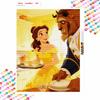 Disney Beauty and the Beast Diamond Painting Art Kit Handmade DIY 5D Home Decor Gift