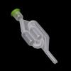 5 Pieces S-Shape Air Lock Twin Bubble Plastic Airlocks Homebrew Fermentation Wine for Valve Reusable Beer Making Tool