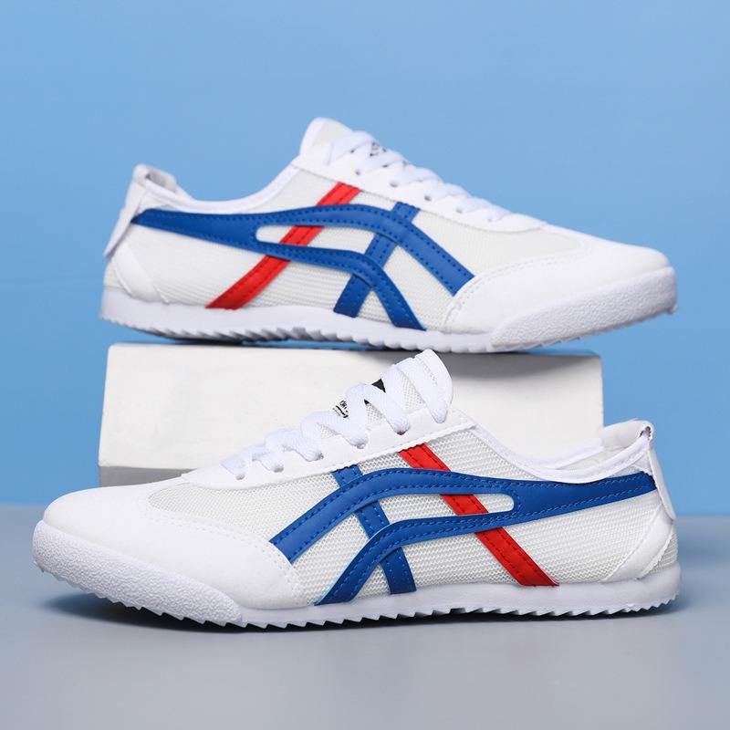 Paar lässige Einzelschuhe Herren- und Damen-Board-Schuhe leicht atmungsaktiv Canvas Doudou-Schuhe Student weiße Schuhe