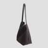 2024 Autumn/Winter High-End Matte Leather Women's Large Capacity Bucket Tote Bag - Versatile for Commuting