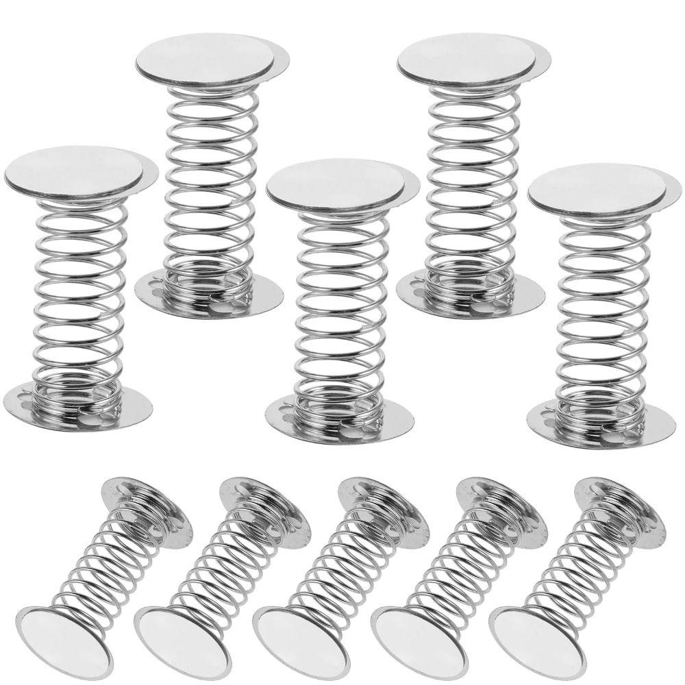 10PCS 2.5cm Bouncing Standee Spring Toy Accessories Doll Head Spring Base