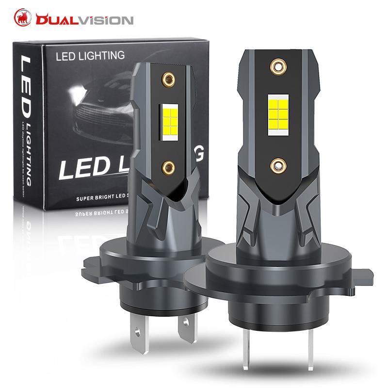 

Dualvision H7 LED H18 Headlight Bulb Mini Wireless 30000LM 6000K CSP Car Headlamp Auto Diode Lamps H7 Turbo Led 12V Automobile Mini CSP LED