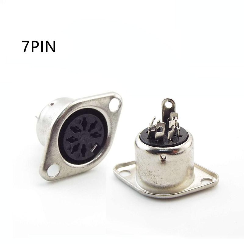 Computer Keyboard Plug 3P 4P 5P 6P 7P 8P DIN S Terminal Connector Female Socket MounTerminal Connector SOLDER