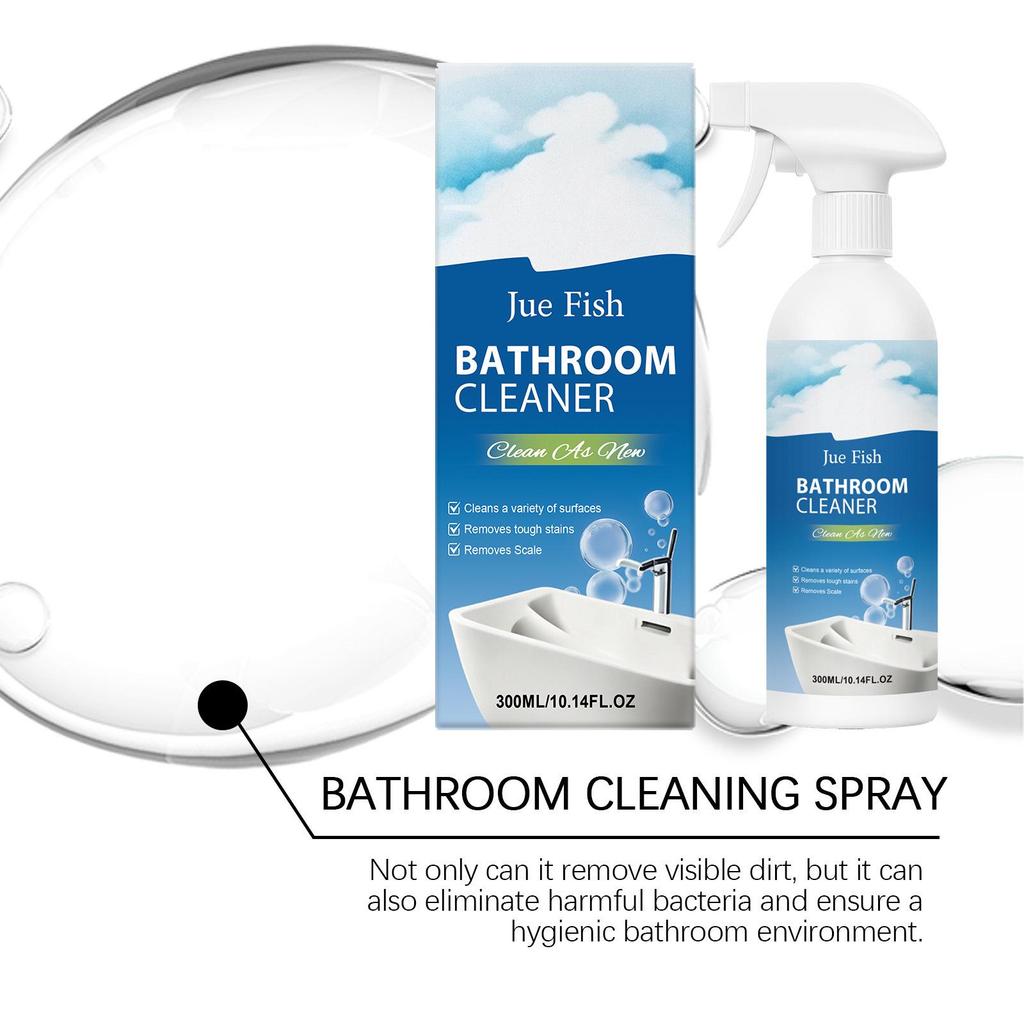 Jue Fish Bathroom Stain Remover - Tile & Glass Cleaner and Brightener