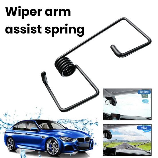 Windshield Wiper Arm Pressure Spring Booster Improved Visibility Universal Easy To Install Car Window Wiper Arm Pressure Spring Kit