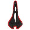 Saddle Waterproof Road Bike Cushion Breathable Hollow Cycling Racing Saddle(Black White )