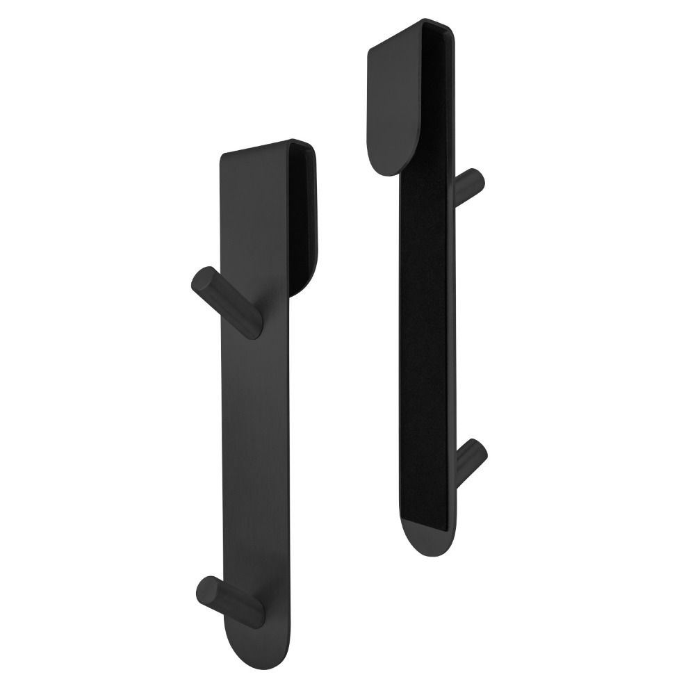 Punch-free Over Glass Door Towel Rack Rust-proof Bathrobe Hanger Shower Door Back Hook  Kitchen
