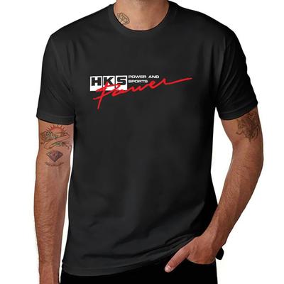 HKS POWER T-Shirt Boys Whites Plus Sizes Anime Clothes Men Graphic T Shirts