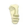 Retro Minimalist Portrait Half-Face Alloy Jewelry Headband & Shoe Buckle