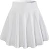 White Laycra Blend Mini Skirt Indian Women Party Wear Short Skirt Dress