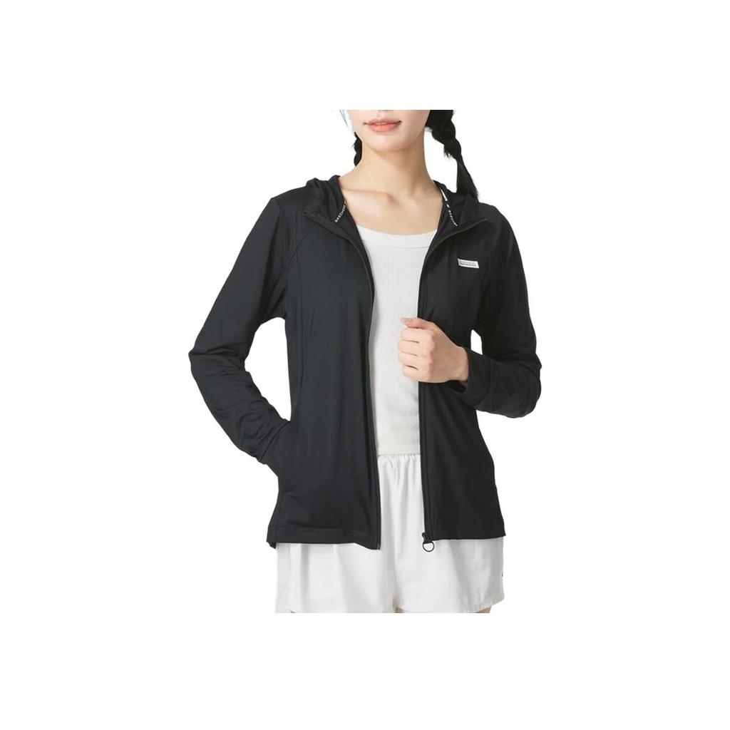 Skechers Comfortable Elastic Hooded Jacket Women Jackets Carbon-Black P224W077-0018